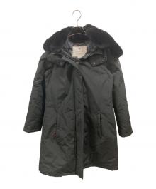 WOOLRICH（ウールリッチ）の古着「ファー付き ボウブリッジコート」｜ブラック