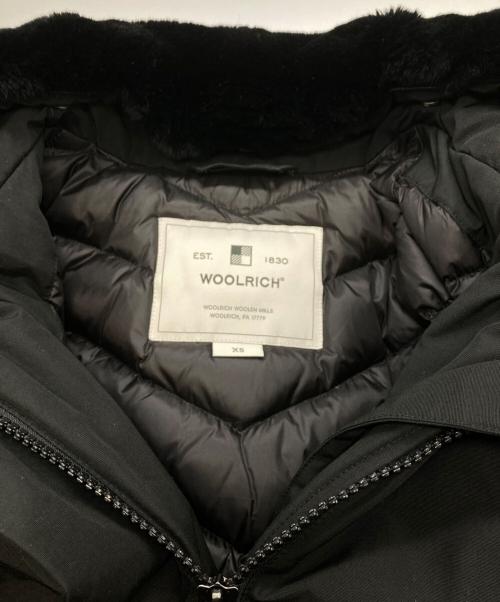 WOOLRICH（ウールリッチ）WOOLRICH (ウールリッチ) ファー付き ボウブリッジコート ブラック サイズ:XSの古着・服飾アイテム