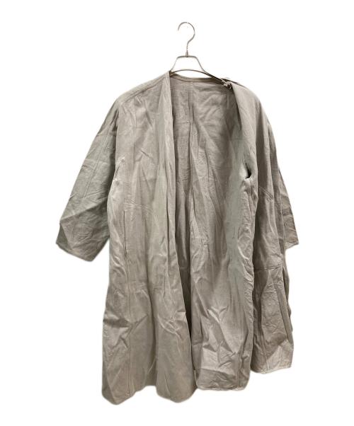 JURGEN LEHL（ヨーガンレール）JURGEN LEHL (ヨーガンレール) リネンコート グレー サイズ:Sの古着・服飾アイテム