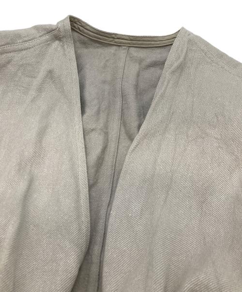 JURGEN LEHL（ヨーガンレール）JURGEN LEHL (ヨーガンレール) リネンコート グレー サイズ:Sの古着・服飾アイテム