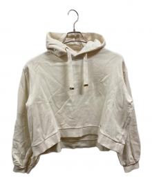 BLUE LABEL CRESTBRIDGE（ブルーレーベルクレストブリッジ）の古着「プルオーバーパーカー」｜ホワイト