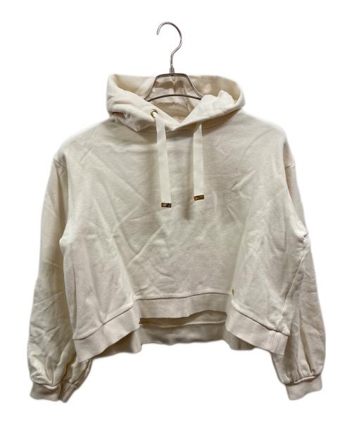 BLUE LABEL CRESTBRIDGE（ブルーレーベルクレストブリッジ）BLUE LABEL CRESTBRIDGE (ブルーレーベルクレストブリッジ) プルオーバーパーカー ホワイト サイズ:Mの古着・服飾アイテム