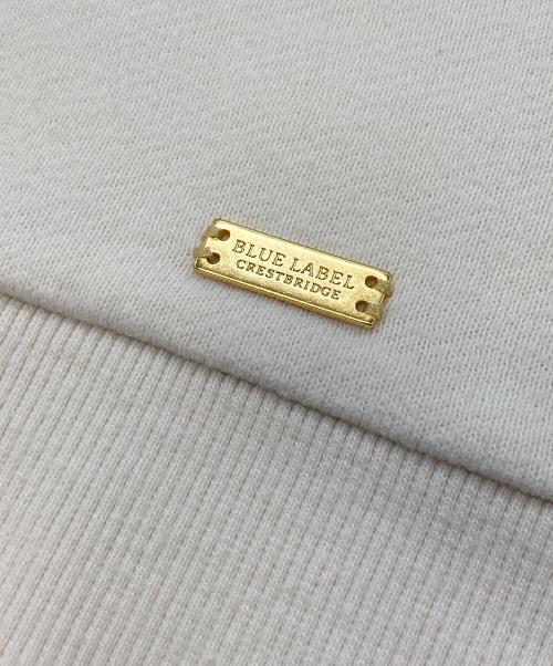 BLUE LABEL CRESTBRIDGE（ブルーレーベルクレストブリッジ）BLUE LABEL CRESTBRIDGE (ブルーレーベルクレストブリッジ) プルオーバーパーカー ホワイト サイズ:Mの古着・服飾アイテム