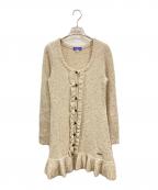 BURBERRY BLUE LABELバーバリーロンドンブルーレーベル）の古着「ニットワンピース」｜ベージュ