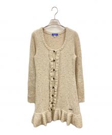 BURBERRY BLUE LABEL（バーバリーロンドンブルーレーベル）の古着「ニットワンピース」｜ベージュ