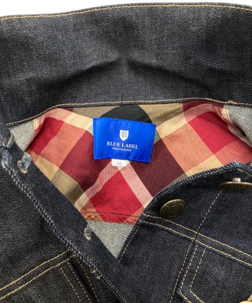 BLUE LABEL CRESTBRIDGE（ブルーレーベルクレストブリッジ）BLUE LABEL CRESTBRIDGE (ブルーレーベルクレストブリッジ) デニムジャケット インディゴ サイズ:Ｍの古着・服飾アイテム