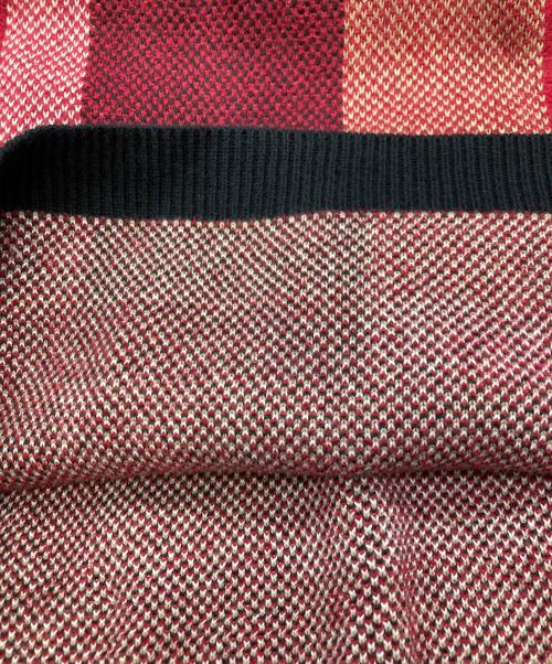 BLUE LABEL CRESTBRIDGE（ブルーレーベルクレストブリッジ）BLUE LABEL CRESTBRIDGE (ブルーレーベルクレストブリッジ) ニットワンピース レッド サイズ:Ｍの古着・服飾アイテム