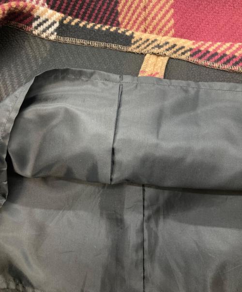 BLUE LABEL CRESTBRIDGE（ブルーレーベルクレストブリッジ）BLUE LABEL CRESTBRIDGE (ブルーレーベルクレストブリッジ) ノースリーブワンピース レッド×ブラック サイズ:Ｍの古着・服飾アイテム