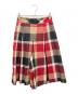 BLUE LABEL CRESTBRIDGE（ブルーレーベルクレストブリッジ）の古着「ショートパンツ」｜レッド×ベージュ