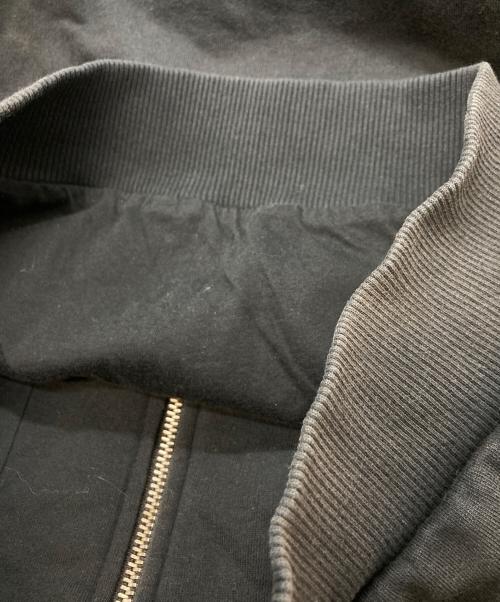 DIESEL（ディーゼル）DIESEL (ディーゼル) 袖レザー切替ジップパーカー ブラック サイズ:不明の古着・服飾アイテム