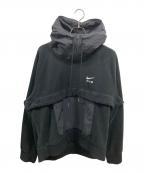 NIKEナイキ）の古着「プルオーバーパーカー」｜ブラック