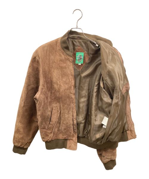 POLO COUNTRY（ポロカントリー）POLO COUNTRY (ポロカントリー) ピッグスウェードレザーブルゾン ブラウン サイズ:LLの古着・服飾アイテム