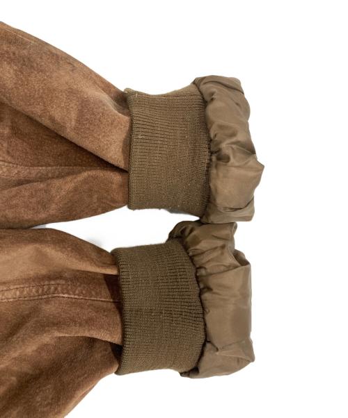 POLO COUNTRY（ポロカントリー）POLO COUNTRY (ポロカントリー) ピッグスウェードレザーブルゾン ブラウン サイズ:LLの古着・服飾アイテム