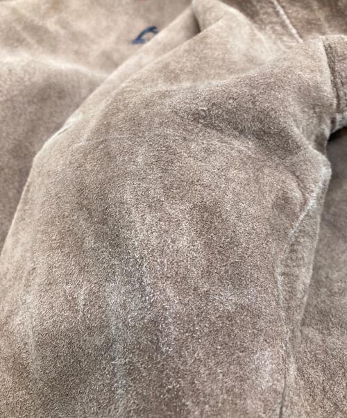 POLO COUNTRY（ポロカントリー）POLO COUNTRY (ポロカントリー) ピッグスウェードレザーブルゾン ブラウン サイズ:LLの古着・服飾アイテム