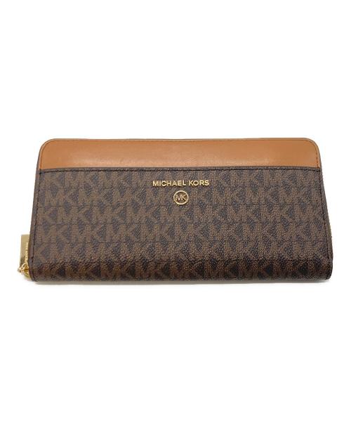 MICHAEL KORS（マイケル・コース）MICHAEL KORS (マイケル・コース) 長財布 ブラウンの古着・服飾アイテム