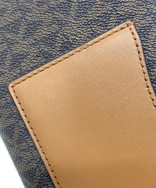 MICHAEL KORS（マイケル・コース）MICHAEL KORS (マイケル・コース) 長財布 ブラウンの古着・服飾アイテム
