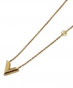 LOUIS VUITTONルイ ヴィトン）の古着「ネックレス・エセンシャル V」｜ゴールド