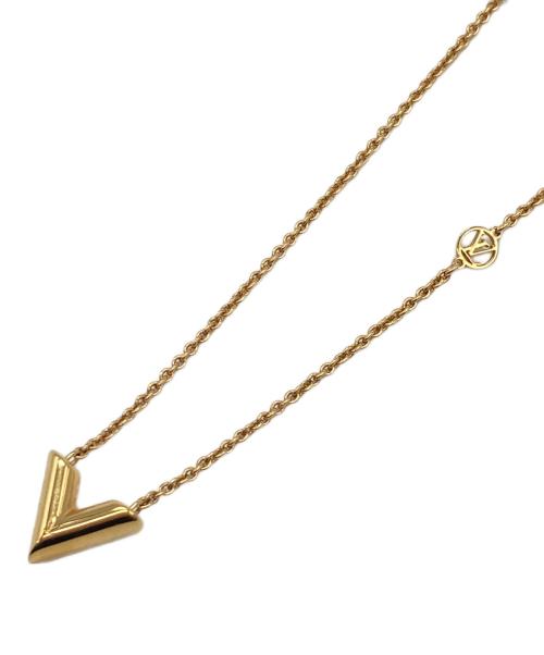 LOUIS VUITTON（ルイ ヴィトン）LOUIS VUITTON (ルイ ヴィトン) ネックレス・エセンシャル V ゴールドの古着・服飾アイテム