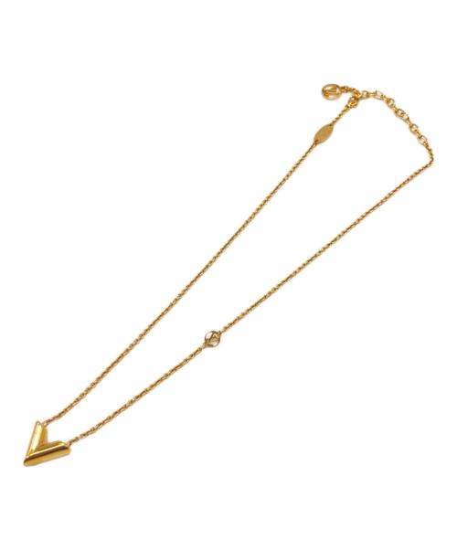 LOUIS VUITTON（ルイ ヴィトン）LOUIS VUITTON (ルイ ヴィトン) ネックレス・エセンシャル V ゴールドの古着・服飾アイテム