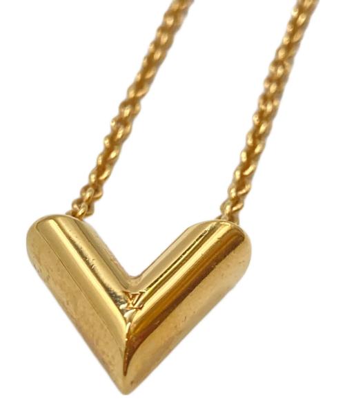 LOUIS VUITTON（ルイ ヴィトン）LOUIS VUITTON (ルイ ヴィトン) ネックレス・エセンシャル V ゴールドの古着・服飾アイテム