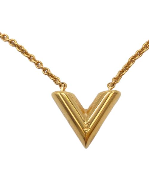 LOUIS VUITTON（ルイ ヴィトン）LOUIS VUITTON (ルイ ヴィトン) ネックレス・エセンシャル V ゴールドの古着・服飾アイテム