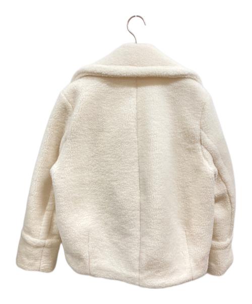 Mystrada（マイストラーダ）Mystrada (マイストラーダ) ボアショートコート ホワイト サイズ:38の古着・服飾アイテム