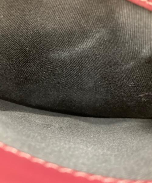 maison kitsune（メゾンキツネ）MAISON KITSUNE (メゾンキツネ) EDIE バッグ ワインレッドの古着・服飾アイテム