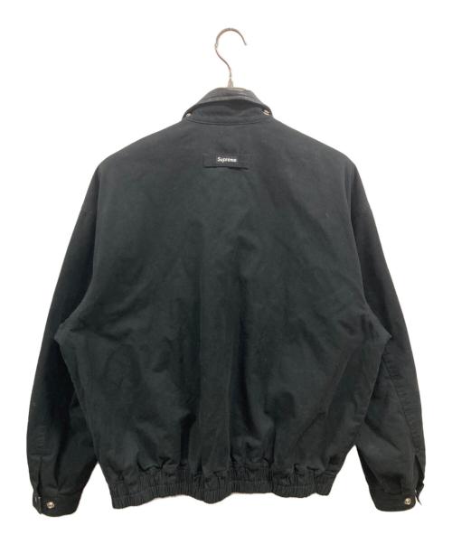 SUPREME（シュプリーム）SUPREME (シュプリーム) Leather Collar Utility Jacket ブラック サイズ:Lの古着・服飾アイテム