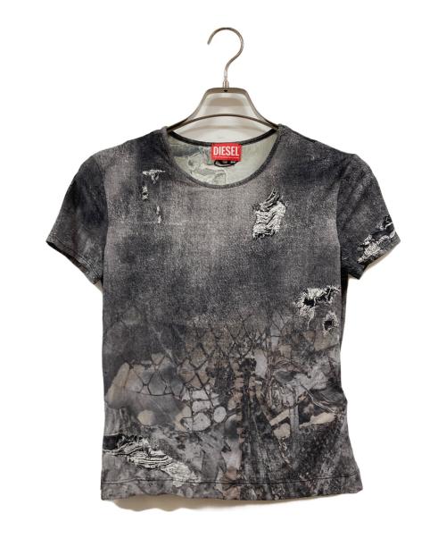 DIESEL（ディーゼル）DIESEL (ディーゼル) T-Uncski Tシャツ ブラック サイズ:Ⅼの古着・服飾アイテム