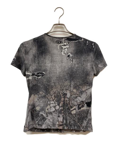 DIESEL（ディーゼル）DIESEL (ディーゼル) T-Uncski Tシャツ ブラック サイズ:Ⅼの古着・服飾アイテム
