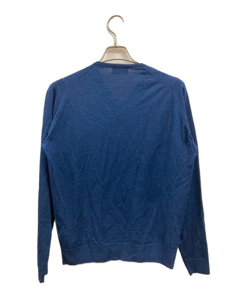 JOHN SMEDLEY（ジョンスメドレー）JOHN SMEDLEY (ジョンスメドレー) ニット ブルー サイズ:Lの古着・服飾アイテム
