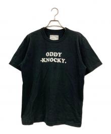 sacai（サカイ）の古着「ODDY KNOCKY プリントTシャツ」｜ブラック