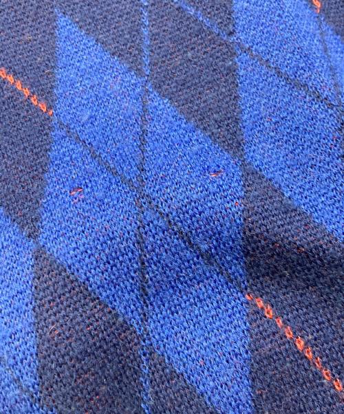 PALACE（パレス）PALACE (パレス) ニットポロシャツ ネイビー サイズ:Ｍの古着・服飾アイテム