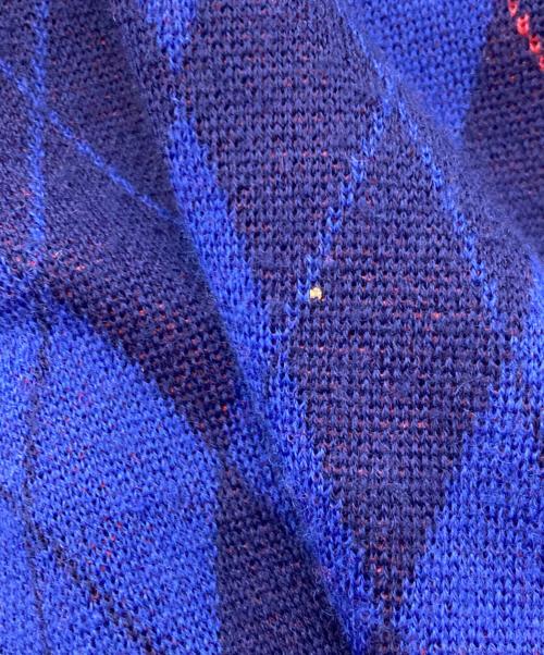 PALACE（パレス）PALACE (パレス) ニットポロシャツ ネイビー サイズ:Ｍの古着・服飾アイテム