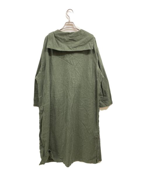 Engineered Garments（エンジニアドガーメンツ）Engineered Garments (エンジニアドガーメンツ) ブラウスワンピース グリーン サイズ:1の古着・服飾アイテム