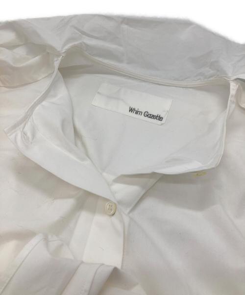 Whim Gazette（ウィムガゼット）Whim Gazette (ウィムガゼット) タイプライターボウタイワンピース ホワイト サイズ:FREEの古着・服飾アイテム