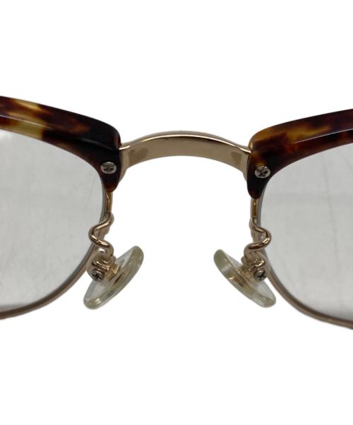 TYPE（タイムズ・ニュー・ローマン）TYPE (タイムズ・ニュー・ローマン) 伊達眼鏡/Times New Roman Bold-Tortoise ブラウン サイズ:47□20の古着・服飾アイテム