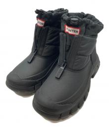 HUNTER（ハンター）の古着「イントレピッドジップ アンクル スノーブーツ」｜ブラック