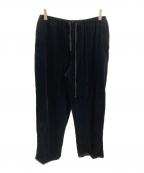 COMOLIコモリ）の古着「25AWコーデュロイドローストリングパンツ」｜ネイビー