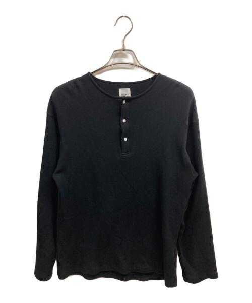BISOWN（ビソウン）bisown (ビソウン) CO/CA TRIPLESMOOTH HENRY TEE ブラック サイズ:3の古着・服飾アイテム