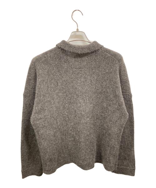 ANCELLM（アンセルム）ANCELLM (アンセルム) 25AW KIMONO KNIT SHIRT ブラウン サイズ:1の古着・服飾アイテム