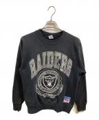 RUSSELL ATHLETICラッセルアスレチック）の古着「90’ｓプリントスウェット」｜ブラック