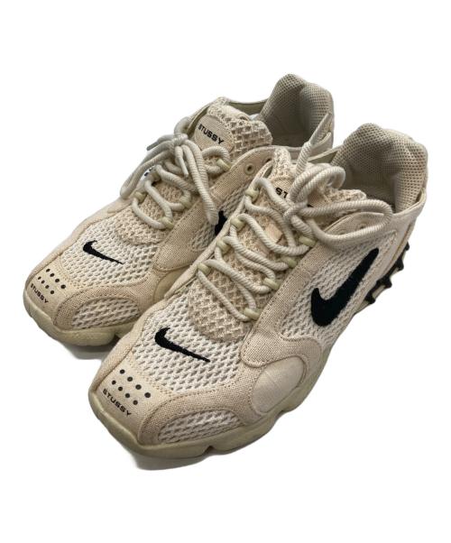 stussy（ステューシー）stussy (ステューシー) NIKE (ナイキ) Air Zoom Spiridon CG 2 ベージュ サイズ:27cmの古着・服飾アイテム