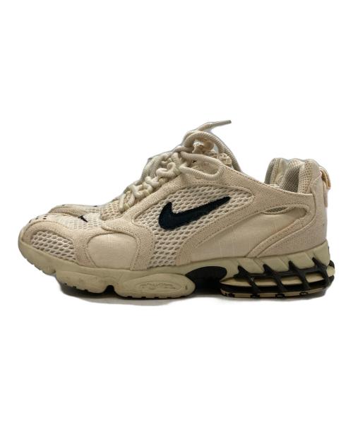 stussy（ステューシー）stussy (ステューシー) NIKE (ナイキ) Air Zoom Spiridon CG 2 ベージュ サイズ:27cmの古着・服飾アイテム