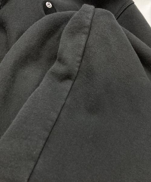 stussy（ステューシー）stussy (ステューシー) 8 BALL EMBROIDERED HOODIE ブラック サイズ:Ⅼの古着・服飾アイテム