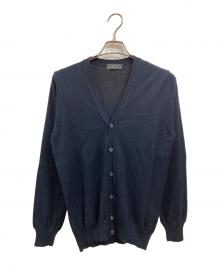 BARNEYS NEWYORK（バーニーズ・ニューヨーク）の古着「ニットカーディガン」｜ネイビー