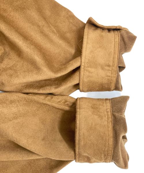 ANCELLM（アンセルム）ANCELLM (アンセルム) VEAGAN SUEDE WORK SHIRT BLOUSON ブラウン サイズ:1の古着・服飾アイテム