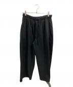 ANCELLMアンセルム）の古着「2TUCK SWEAT PANTS」｜ブラック
