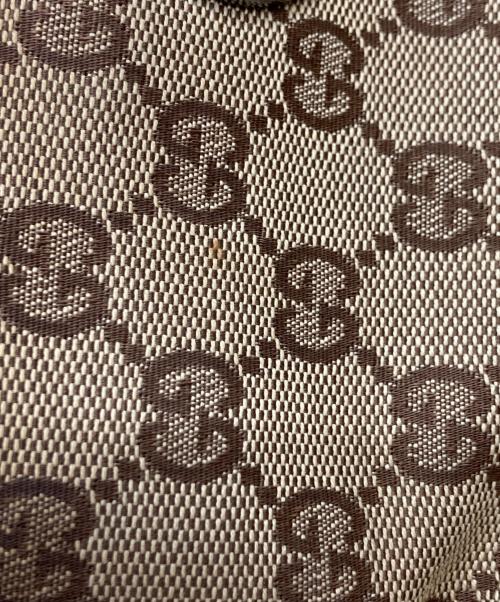 GUCCI（グッチ）GUCCI (グッチ) GGキャンバストートバッグ ブラウンの古着・服飾アイテム