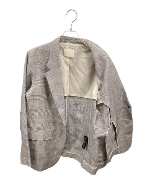 IENA（イエナ）IENA (イエナ) FABRICA グレンチェック ジャケット グレー サイズ:38の古着・服飾アイテム